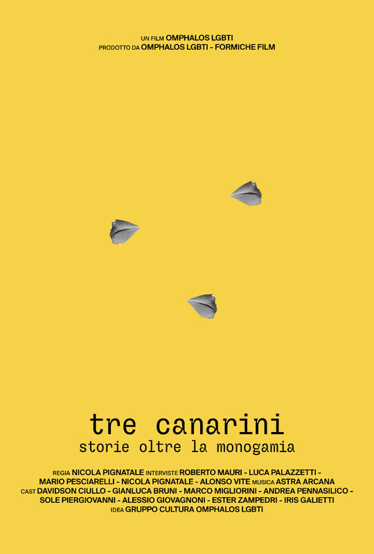 Locandina di Tre canarini - storie oltre la monogamia